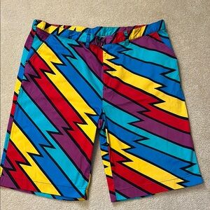 Colorful Loudmouth Zigzag Men's Shorts
Size 46